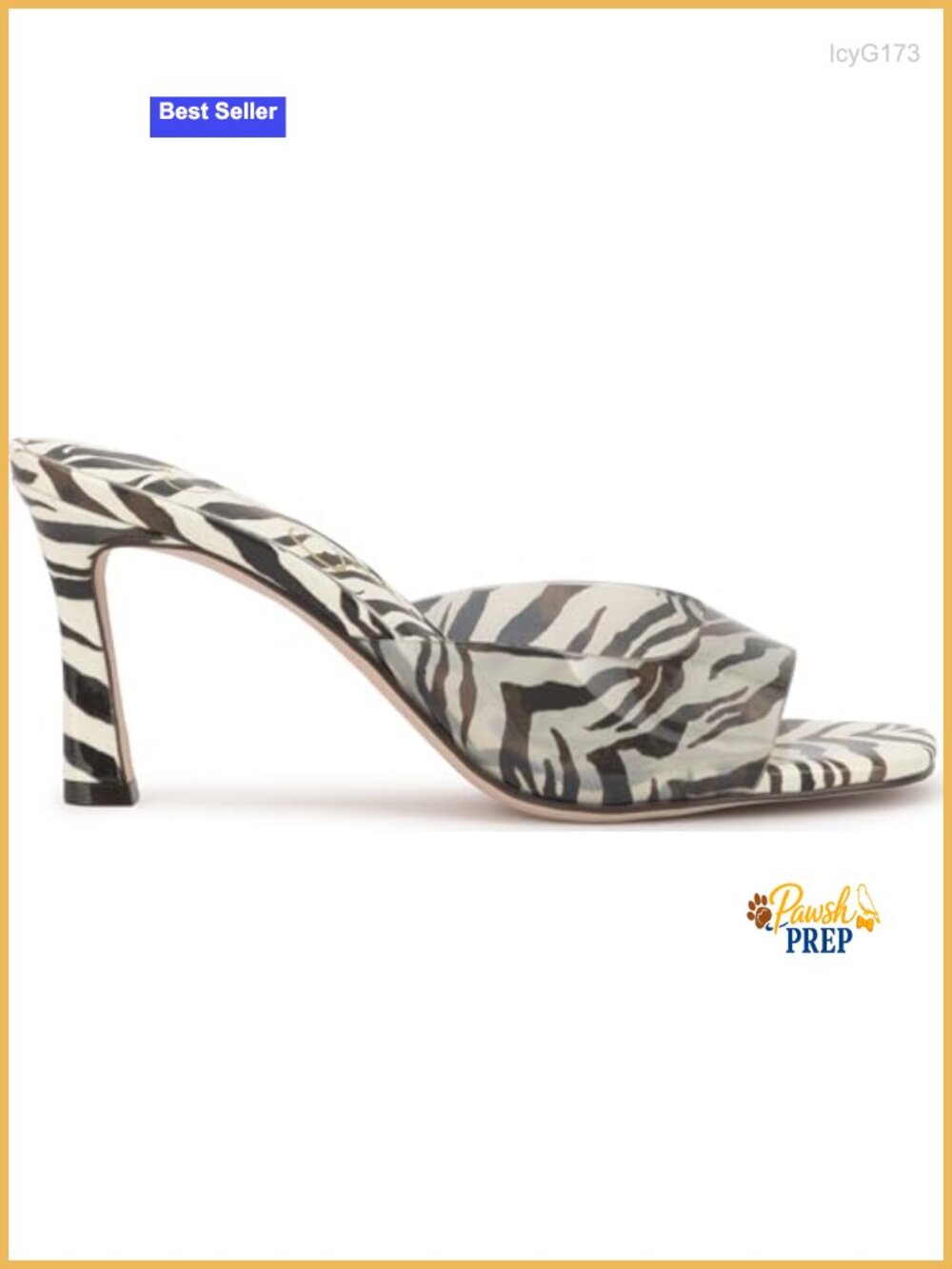 Stiletto Heel Sandals with Slingback and Open Toe - Picture 5 of 6